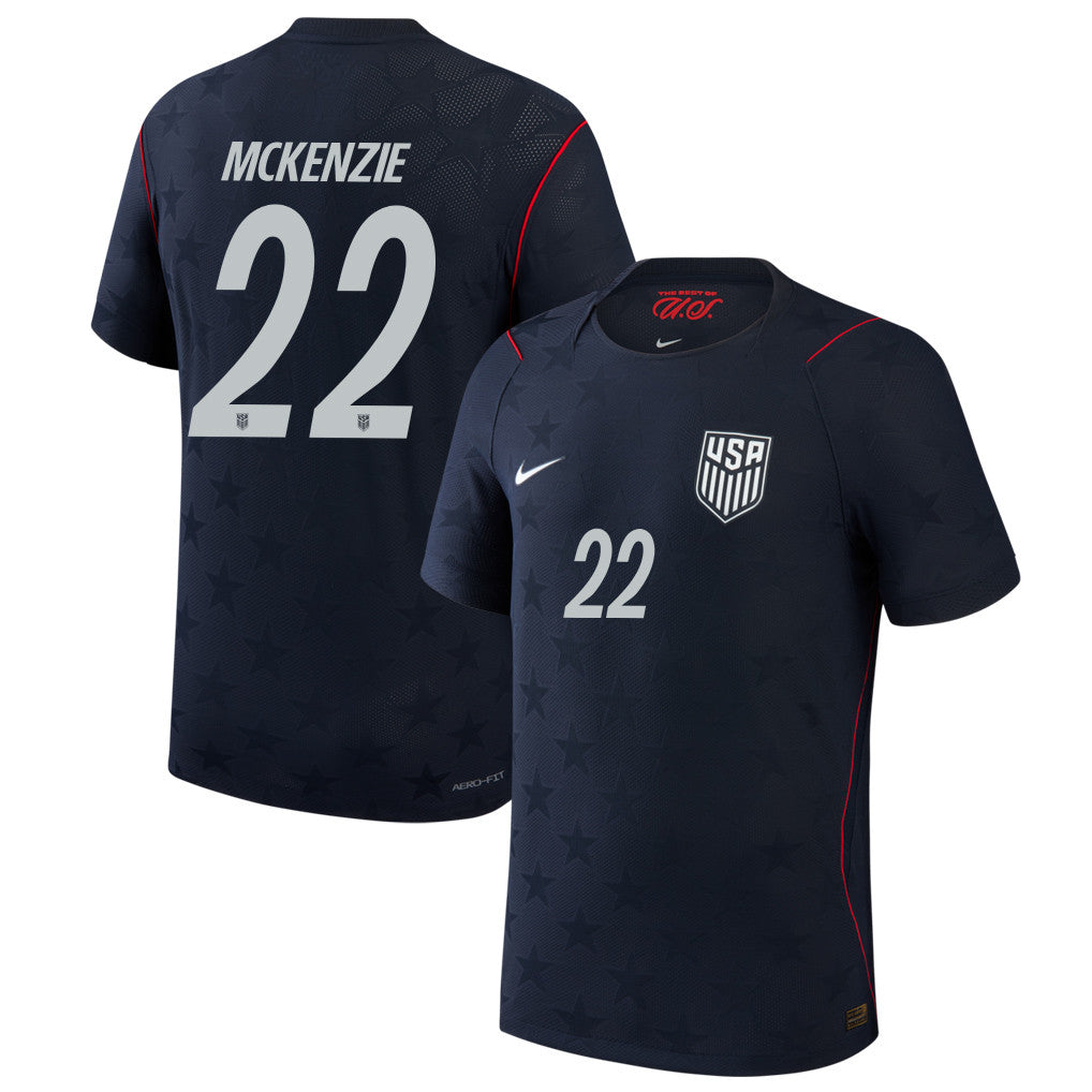 Mark McKenzie 22 USMNT 2026 Away Match Jersey - Blue Men