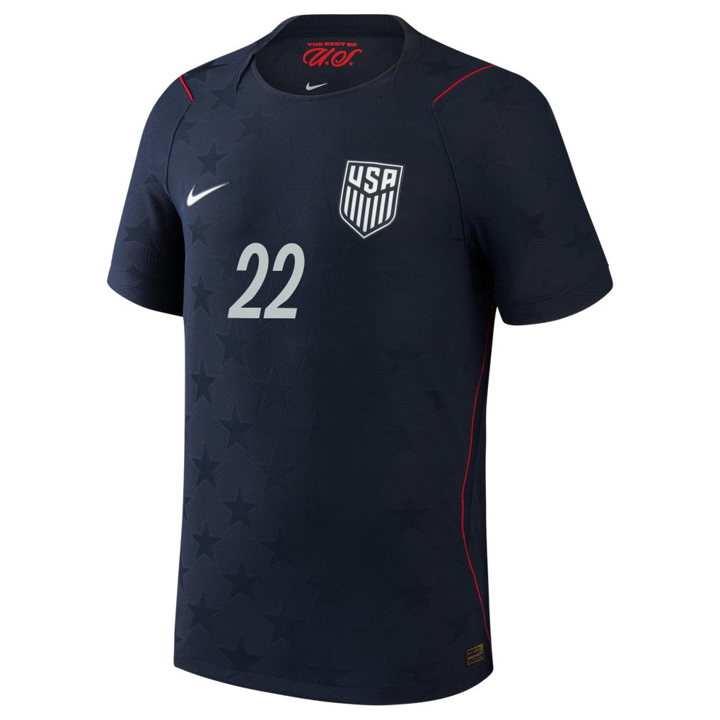 Mark McKenzie 22 USMNT 2026 Away Match Jersey - Blue Men