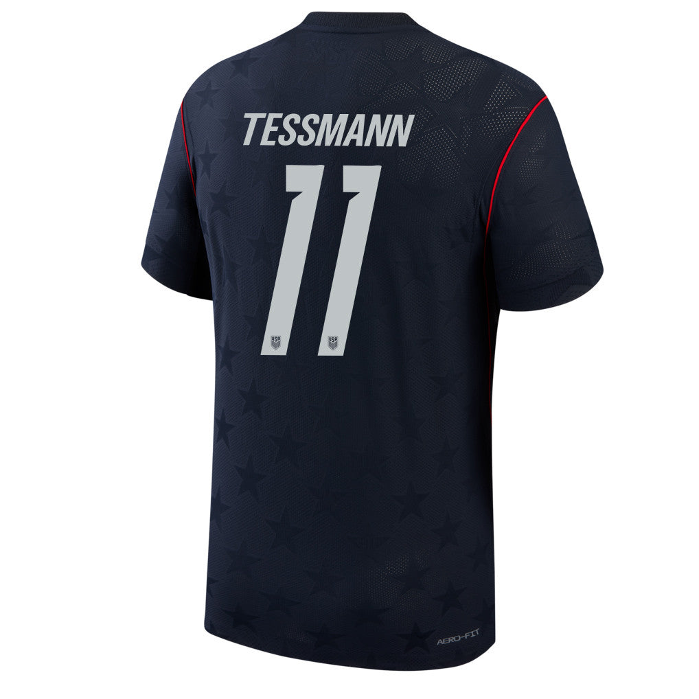 Tanner Tessmann 11 USMNT 2026 Away Match Jersey - Blue Men