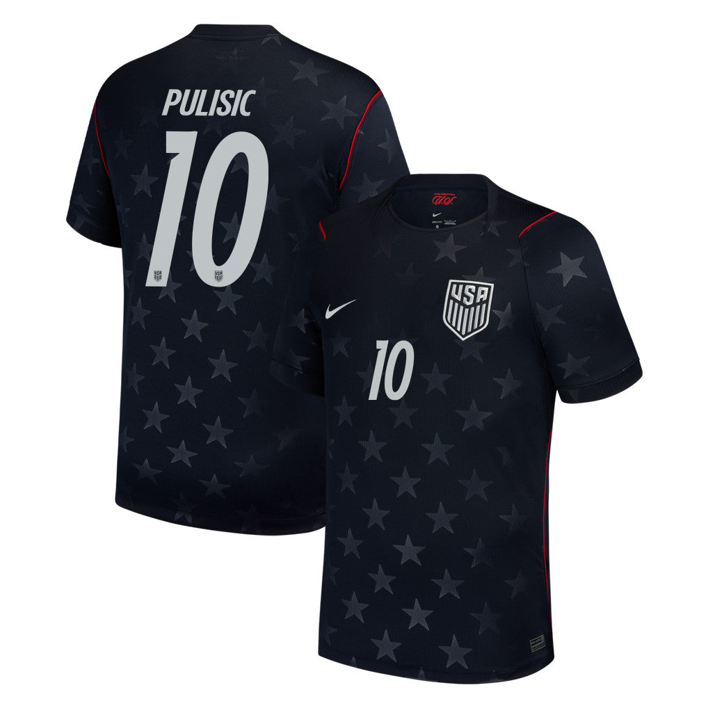 Christian Pulisic 10 USMNT 2026 Away Stadium Game Jersey - Blue Men