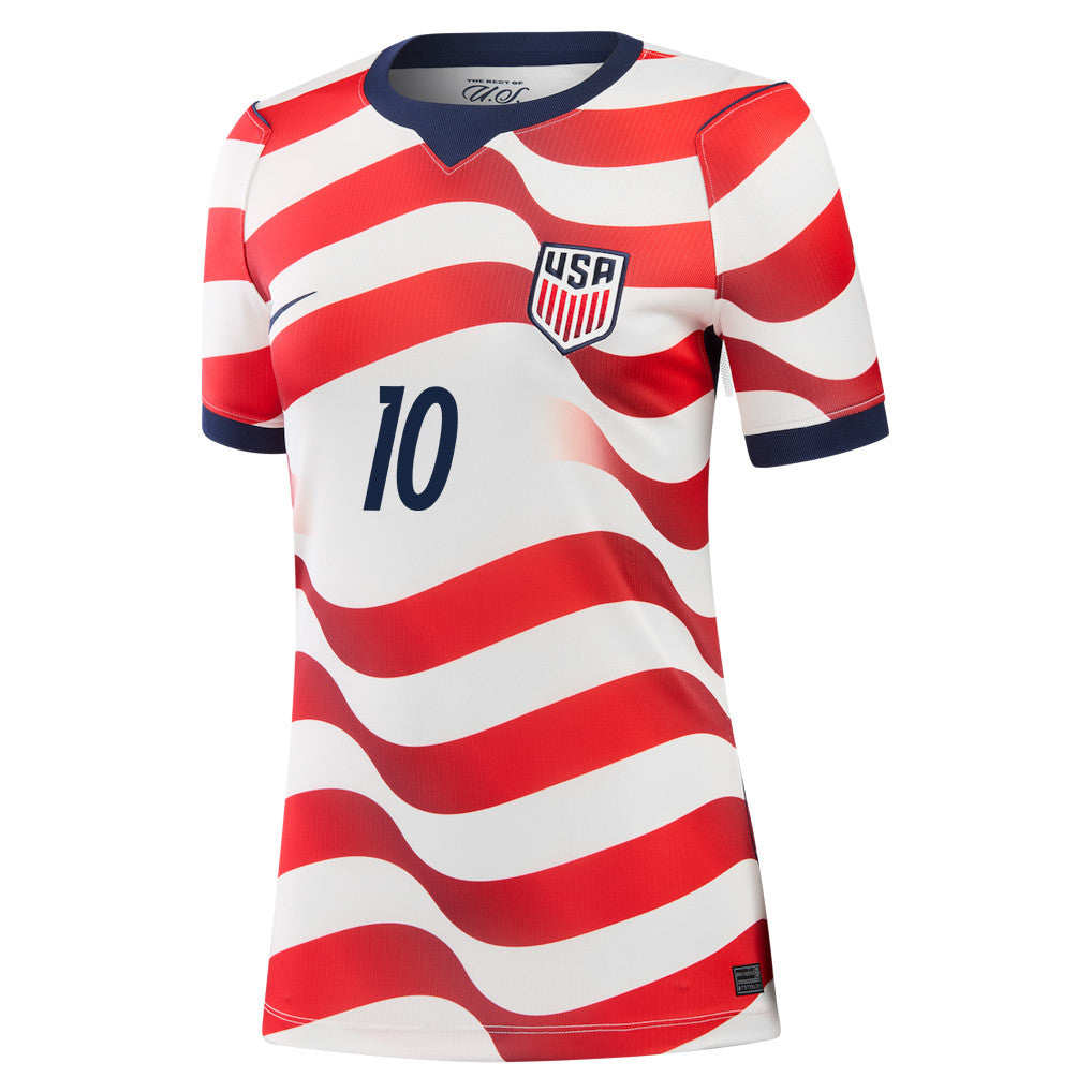 Christian Pulisic 10 USMNT 2026 Women's Home Jersey - White