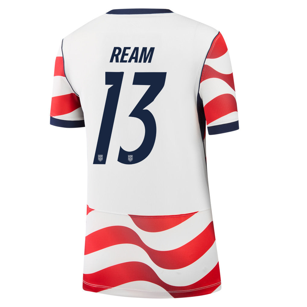 Tim Ream 13 USMNT 2026 Women's Home Jersey - White