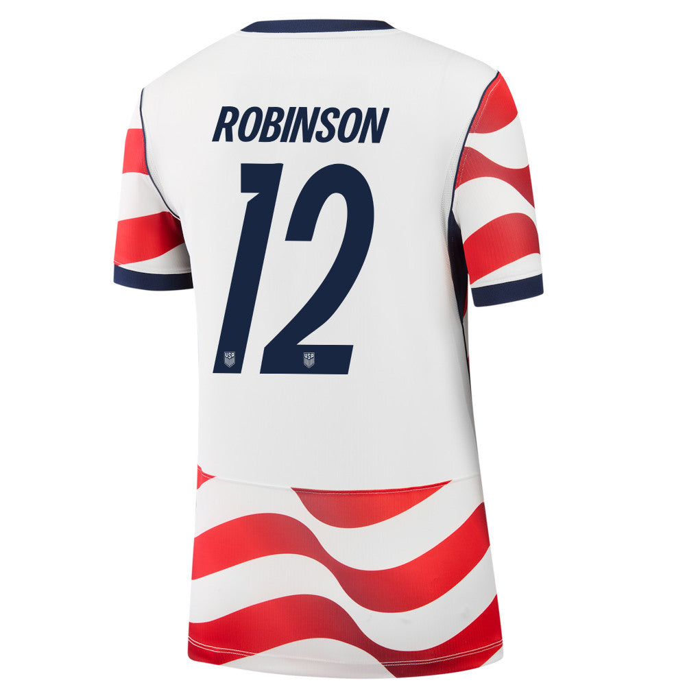Miles Robinson 12 USMNT 2026 Women's Home Jersey - White