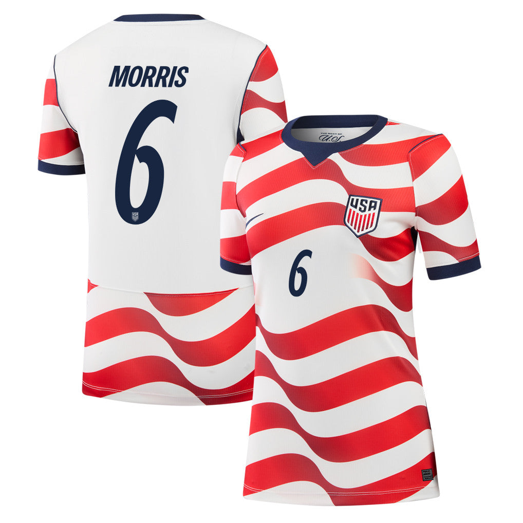 Cristian Roldan 6 USMNT 2026 Women's Home Jersey - White