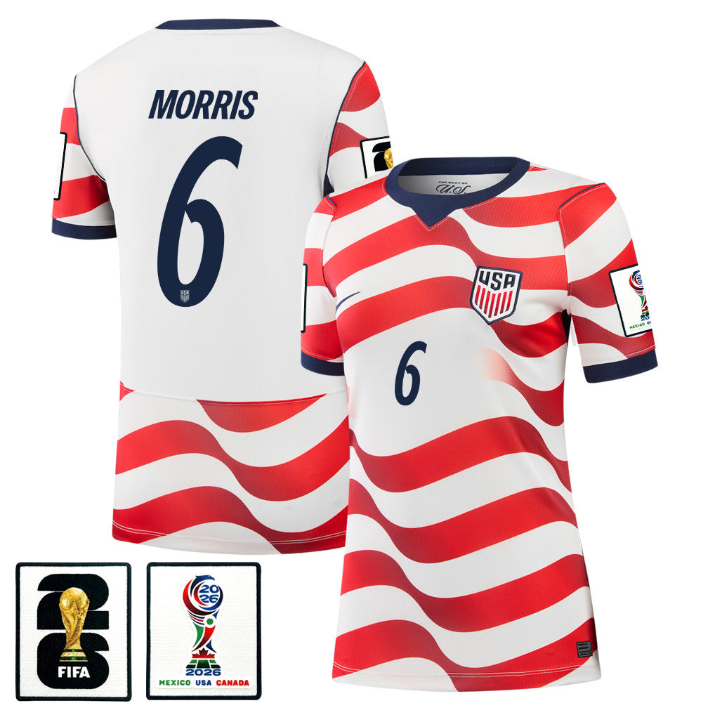 Cristian Roldan 6 USMNT 2026 Women's Home Jersey - White
