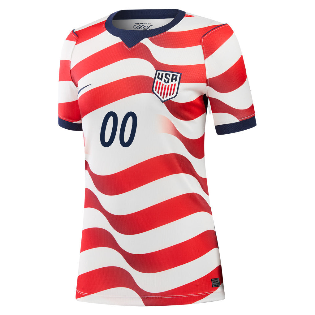USMNT 2026 Women's Home Jersey - Personalized - White