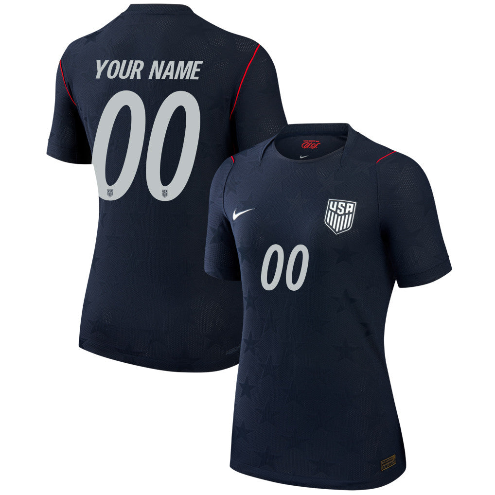 USMNT 2026 Women's Away Match Jersey - Personalized - Black