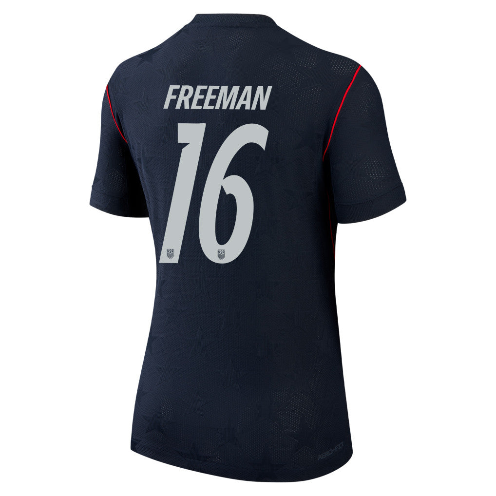 Alex Freeman 16 USMNT 2026 Women's Away Match Jersey - Black