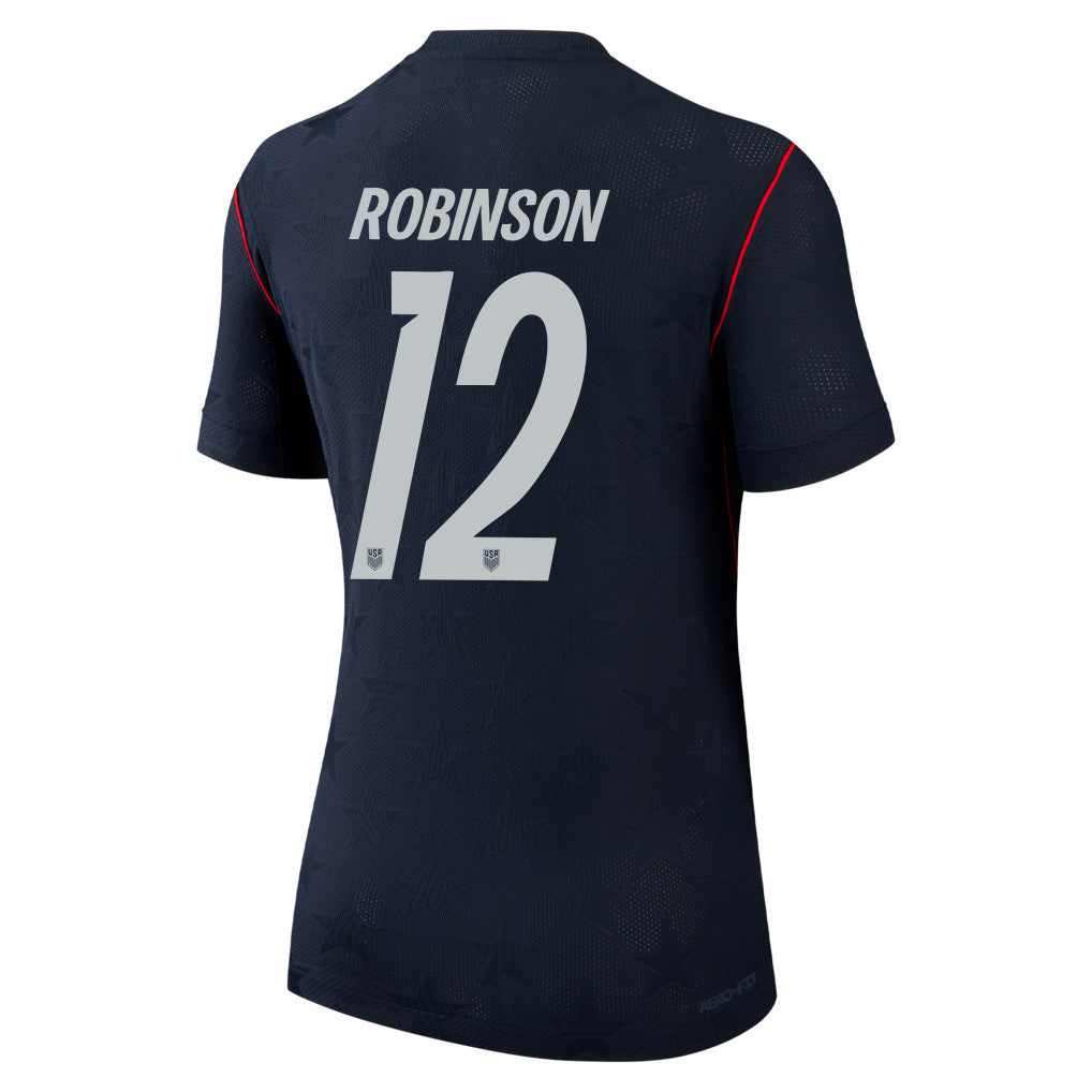 Miles Robinson 12 USMNT 2026 Women's Away Match Jersey - Black