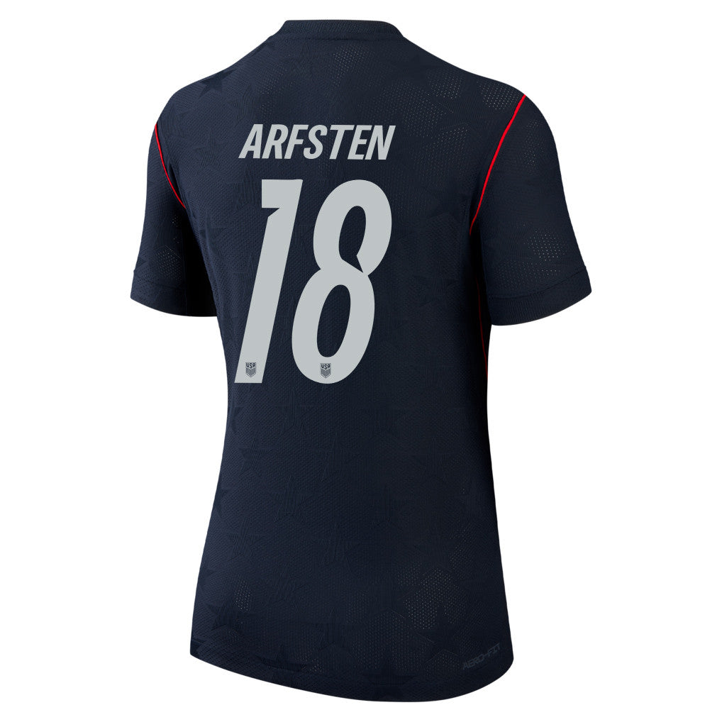 Max Arfsten 18 USMNT 2026 Women's Away Match Jersey - Black