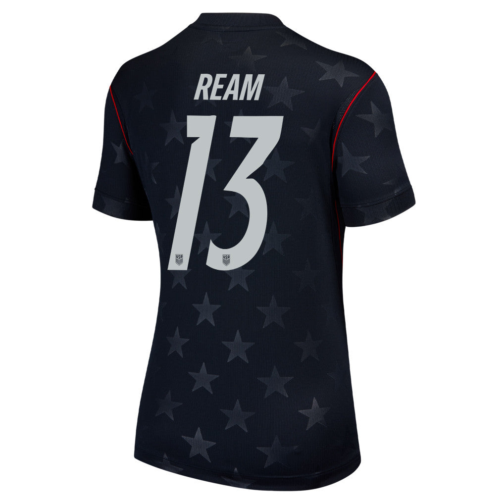 Tim Ream 13 USMNT 2026 Women's Away Stadium Game Jersey - Black