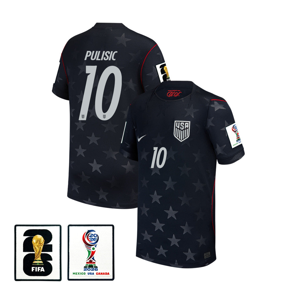 Christian Pulisic 10 USMNT Youth 2026 Away Stadium Jersey - Blue