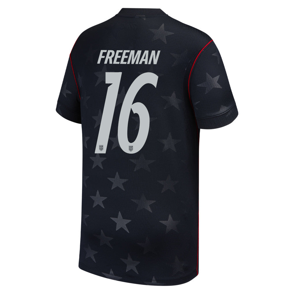 Alex Freeman 16 USMNT Youth 2026 Away Stadium Jersey - Blue