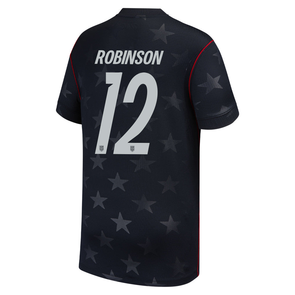 Miles Robinson 12 USMNT Youth 2026 Away Stadium Jersey - Blue