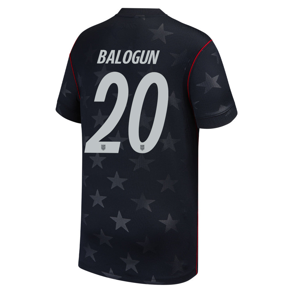 Folarin Balogun 20 USMNT Youth 2026 Away Stadium Jersey - Blue