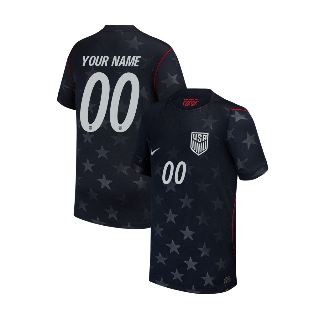 USMNT Youth 2026 Away Stadium Jersey - Personalized - Blue