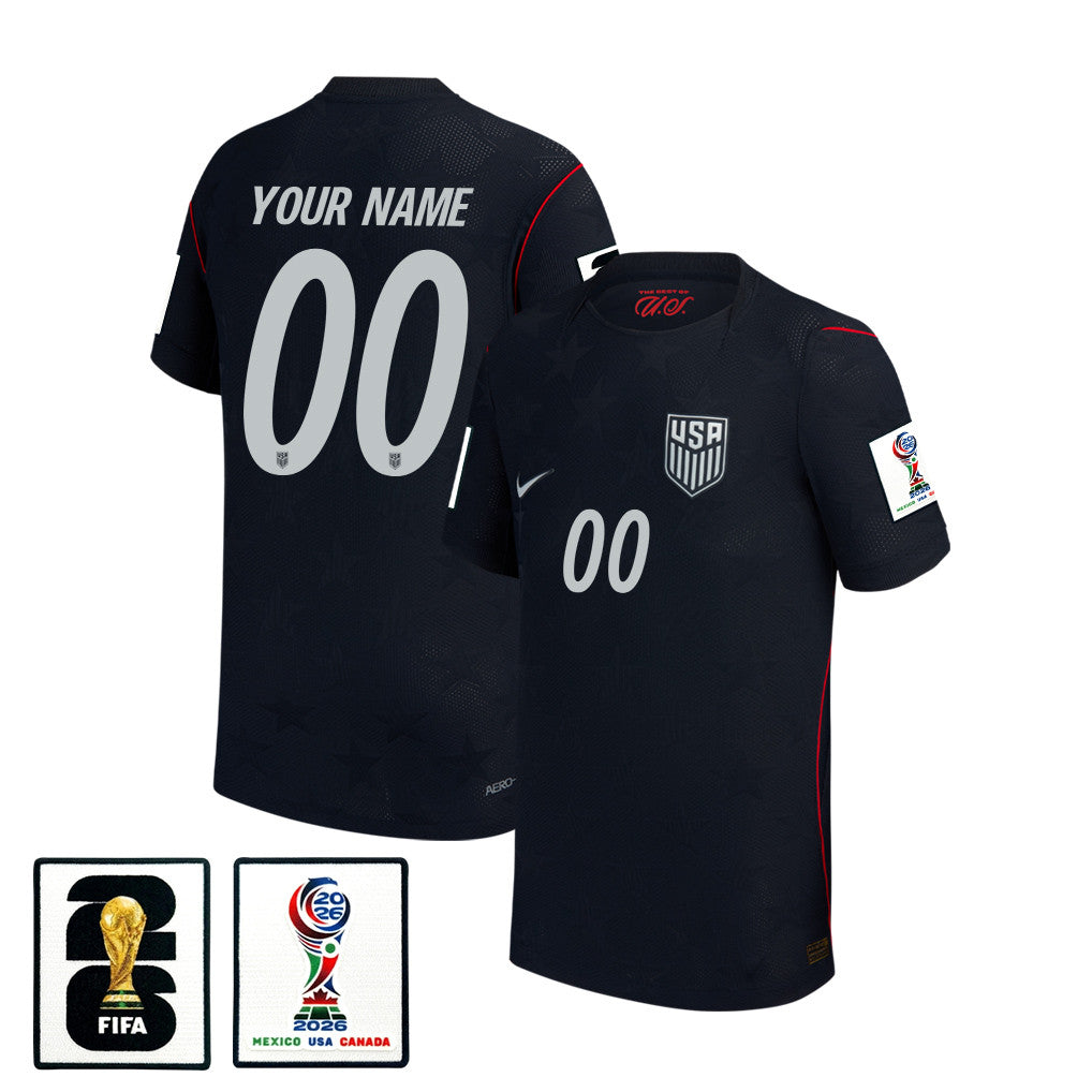 USMNT Youth 2026 Away Match Jersey - Personalized - Blue