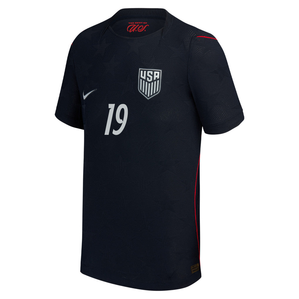 Joe Scally 19 USMNT Youth 2026 Away Match Jersey - Blue