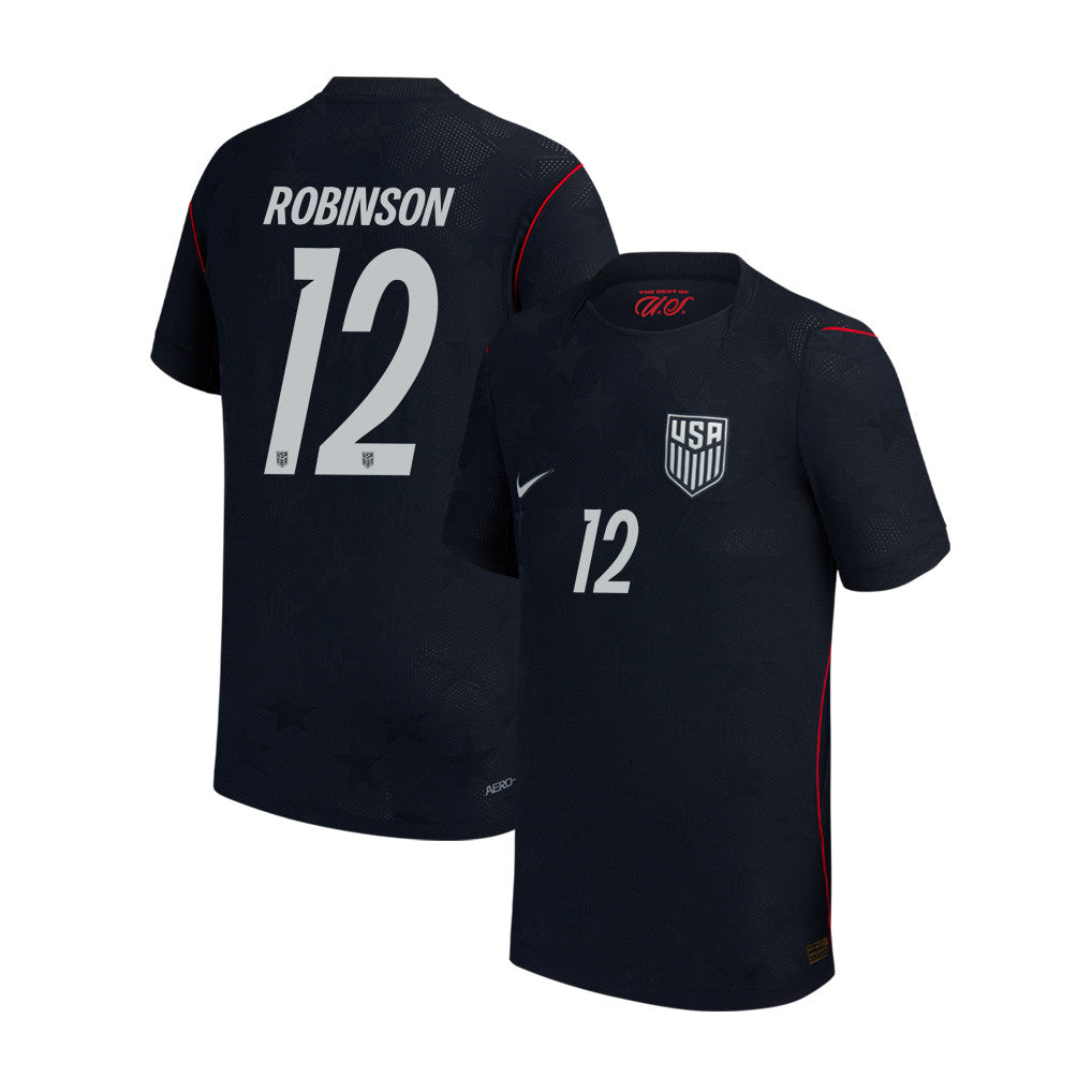 Miles Robinson 12 USMNT Youth 2026 Away Match Jersey - Blue