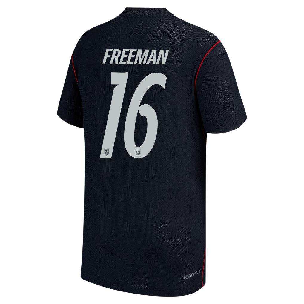 Alex Freeman 16 USMNT Youth 2026 Away Match Jersey - Blue