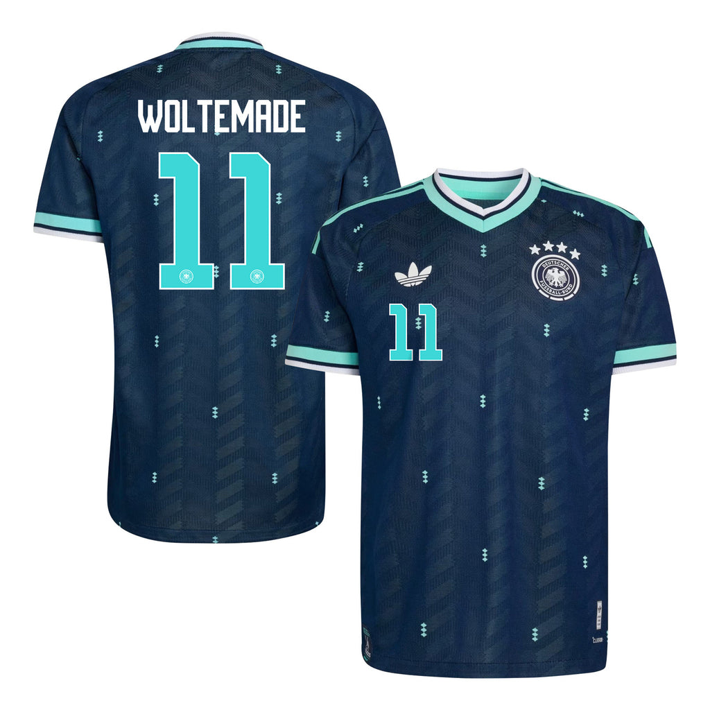 Nick Woltemade 11 Germany National Team 2026 Away Jersey - Navy, Men