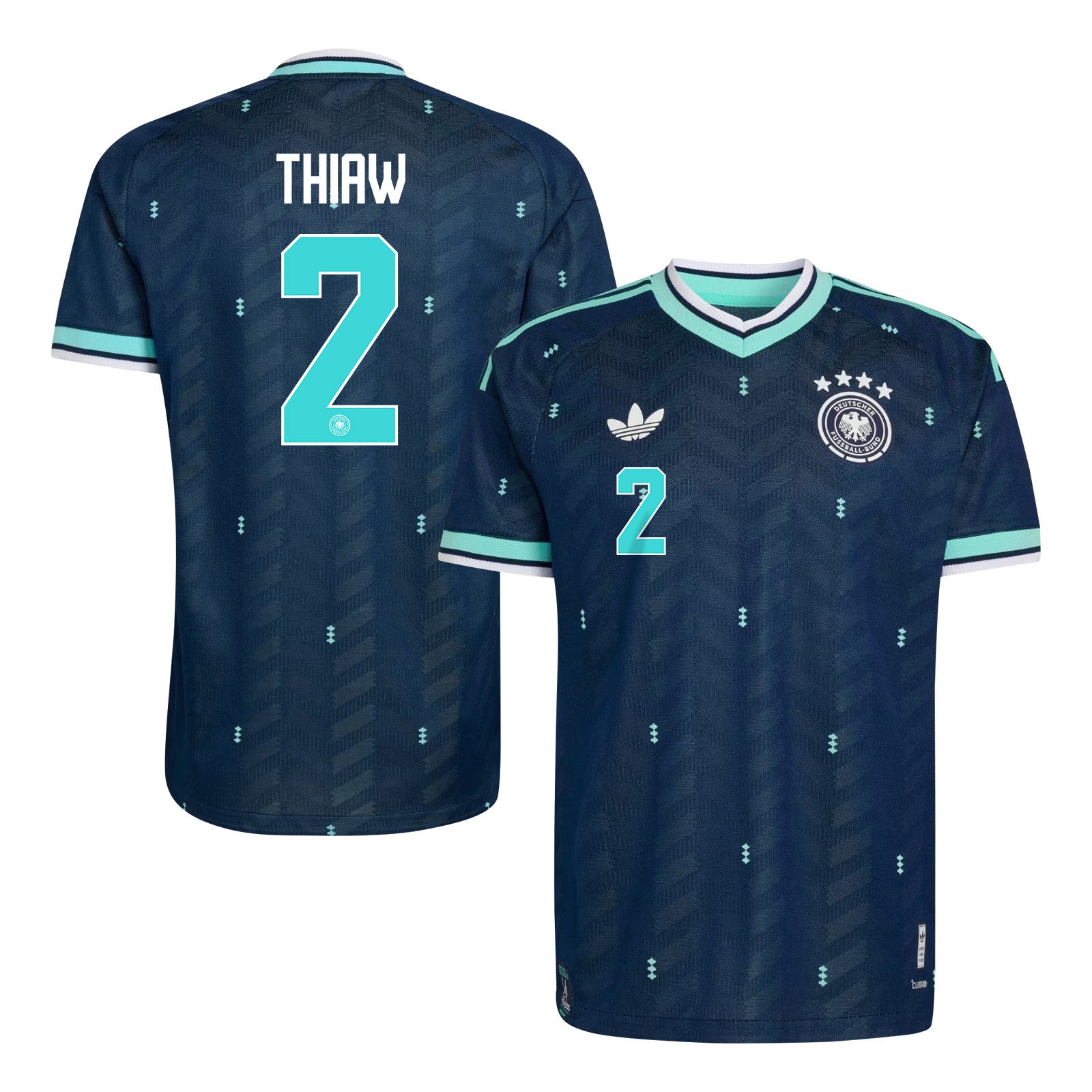 Malick Thiaw 2 Germany National Team 2026 Away Jersey - Navy, Men