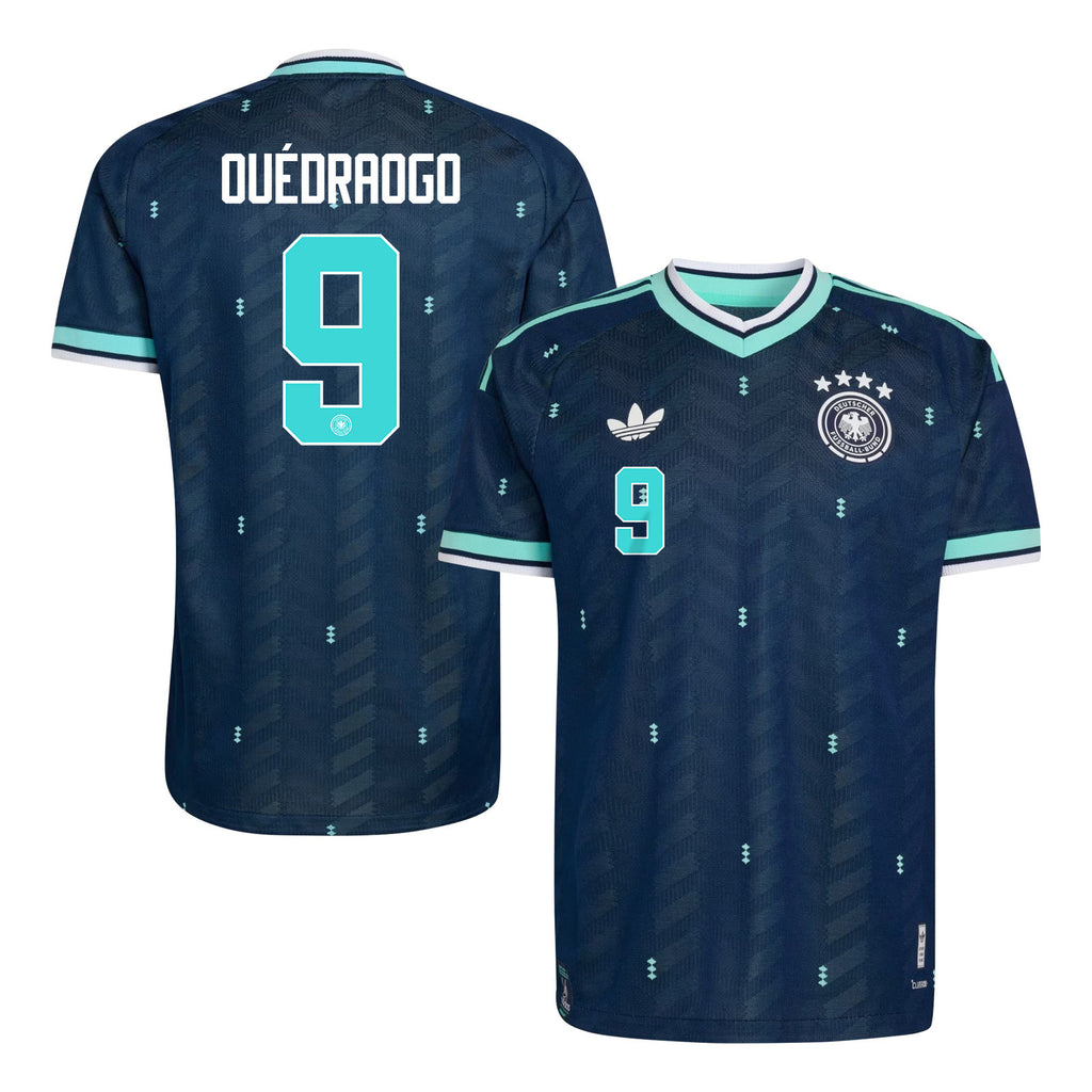Assan Ouédraogo 9 Germany National Team 2026 Away Jersey - Navy, Men