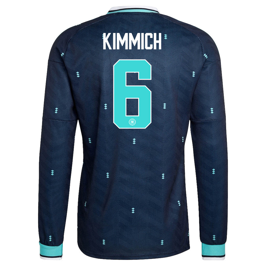 Joshua Kimmich 6 Germany National Team 2026 Away Long Sleeve Jersey - Navy