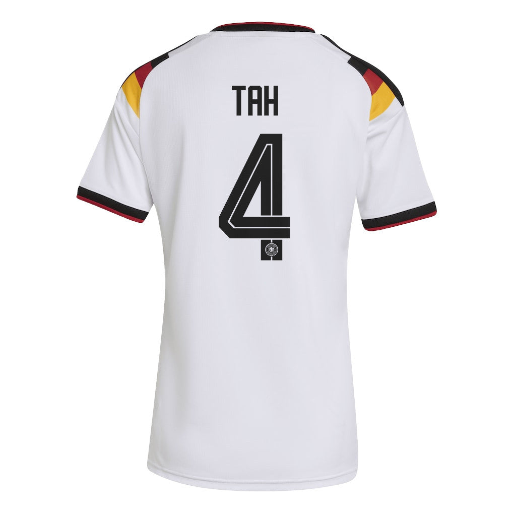 Jonathan Tah 4 Women's Germany National Team 2026 Home Jersey - White