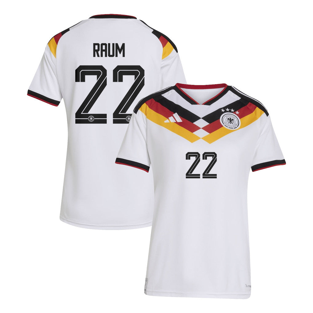 David Raum 22 Women's Germany National Team 2026 Home Jersey - White