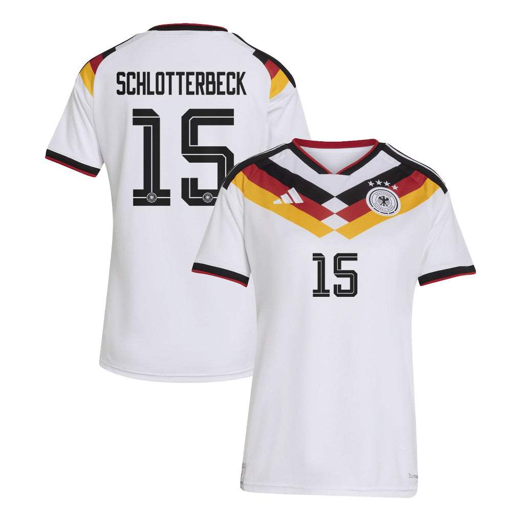 Nico Schlotterbeck 15 Women's Germany National Team 2026 Home Jersey - White