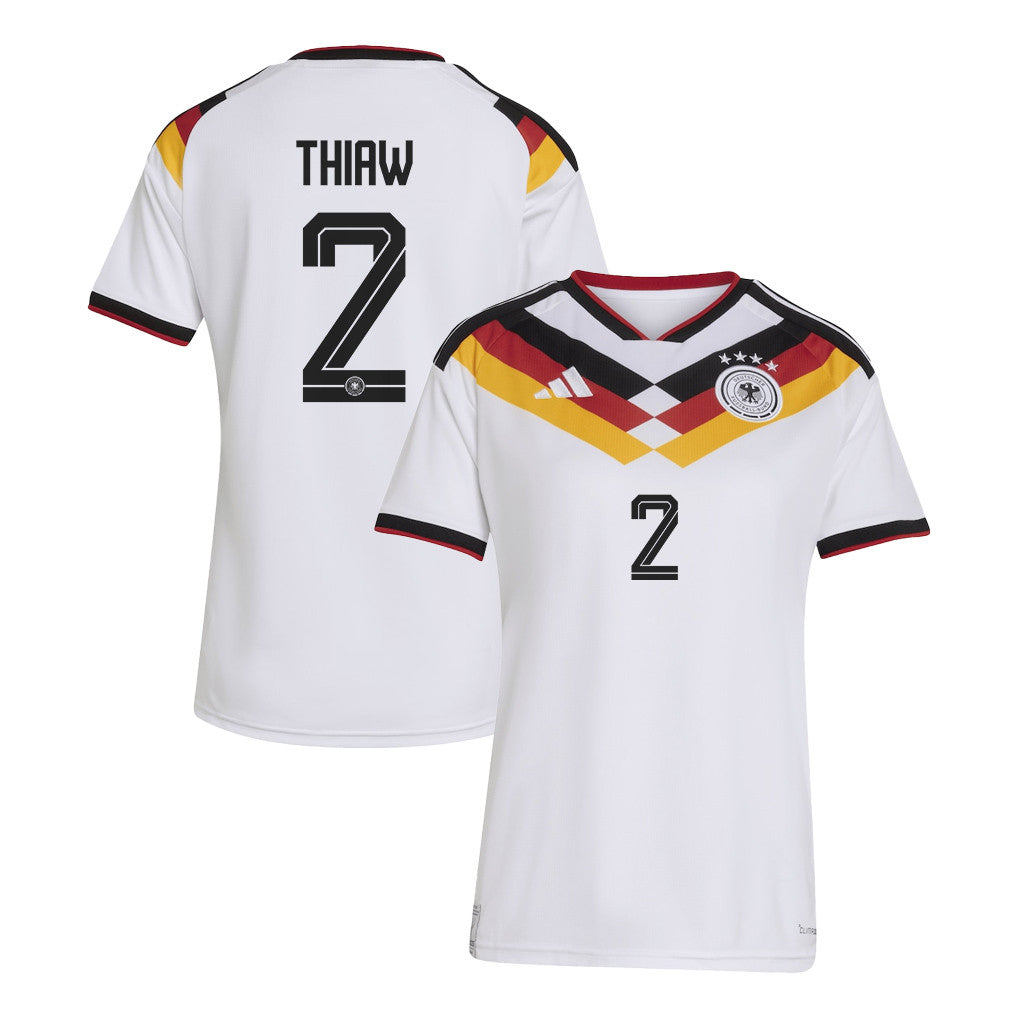 Malick Thiaw 2 Women's Germany National Team 2026 Home Jersey - White