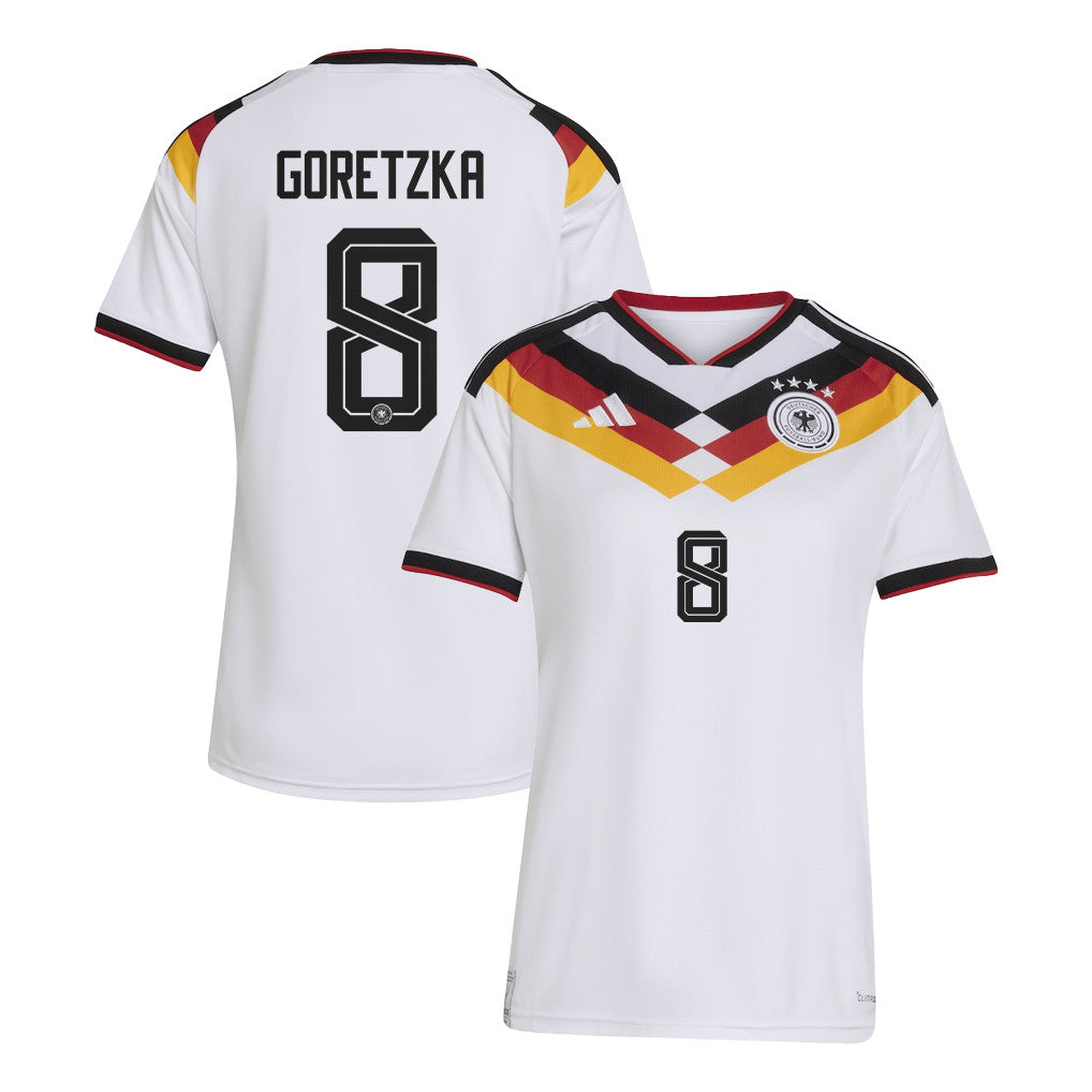 Leon Goretzka 8 Women's Germany National Team 2026 Home Jersey - White