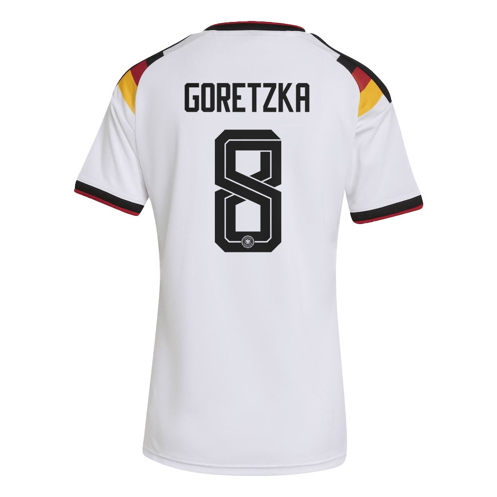 Leon Goretzka 8 Women's Germany National Team 2026 Home Jersey - White