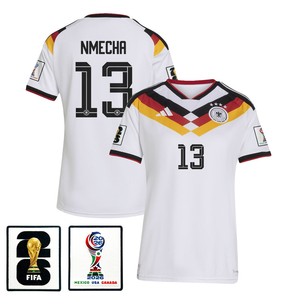 Felix Nmecha 13 Women's Germany National Team 2026 Home Jersey - White
