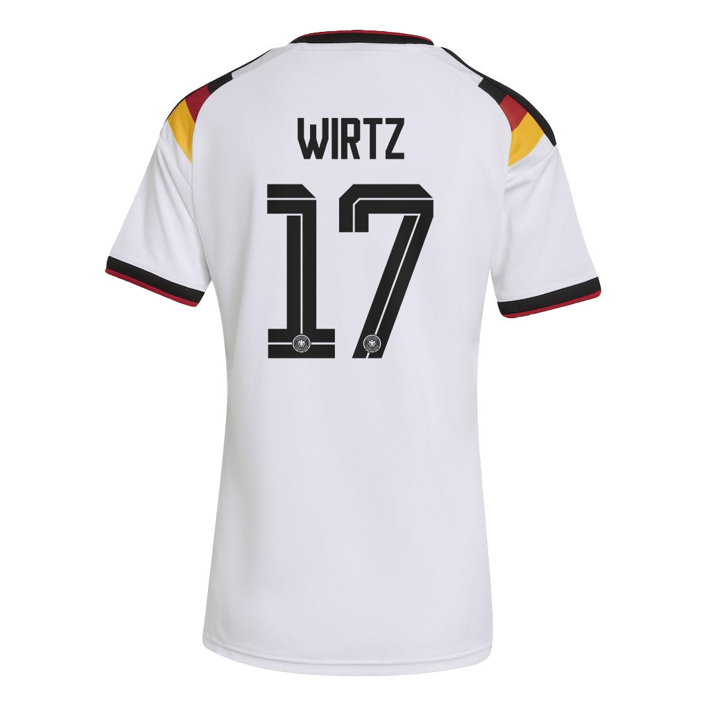 Florian Wirtz 17 Women's Germany National Team 2026 Home Jersey - White