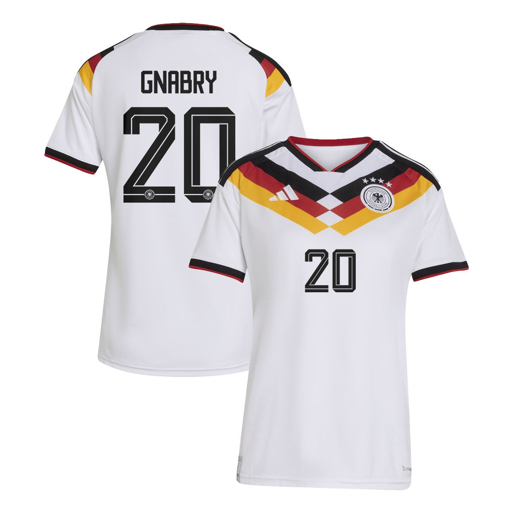 Serge Gnabry 20 Women's Germany National Team 2026 Home Jersey - White