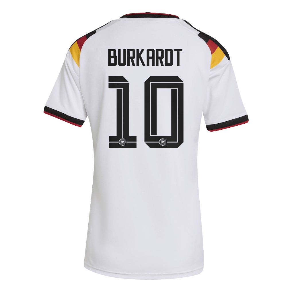 Jonathan Burkardt 10 Women's Germany National Team 2026 Home Jersey - White