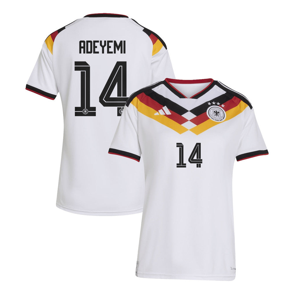 Karim Adeyemi 14 Women's Germany National Team 2026 Home Jersey - White