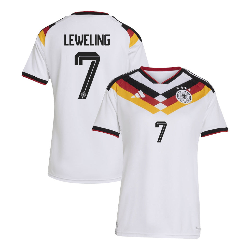 Jamie Leweling 7 Women's Germany National Team 2026 Home Jersey - White