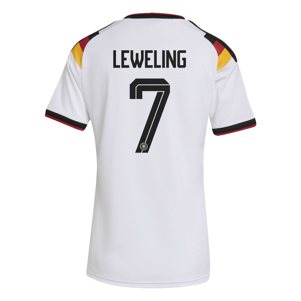 Jamie Leweling 7 Women's Germany National Team 2026 Home Jersey - White