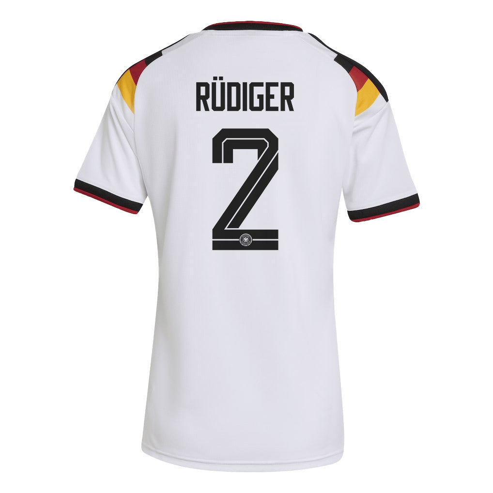 Antonio Rüdiger 2 Women's Germany National Team 2026 Home Jersey - White