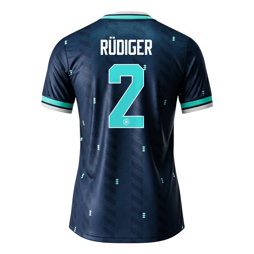 Antonio Rüdiger 2 Women's Germany National Team 2026 Away Jersey - Navy