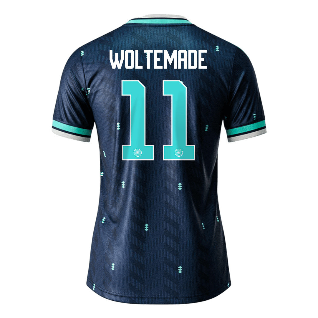 Nick Woltemade 11 Women's Germany National Team 2026 Away Jersey - Navy