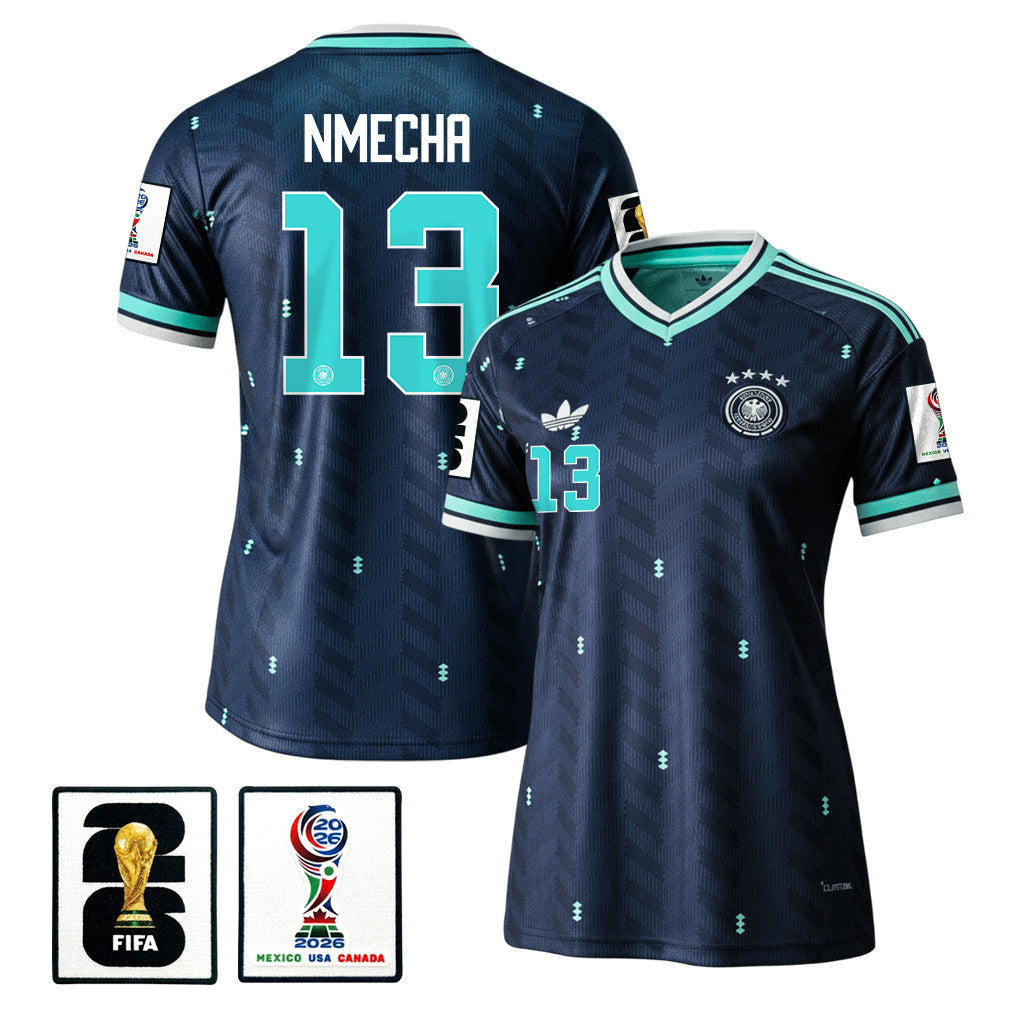 Felix Nmecha 13 Women's Germany National Team 2026 Away Jersey - Navy