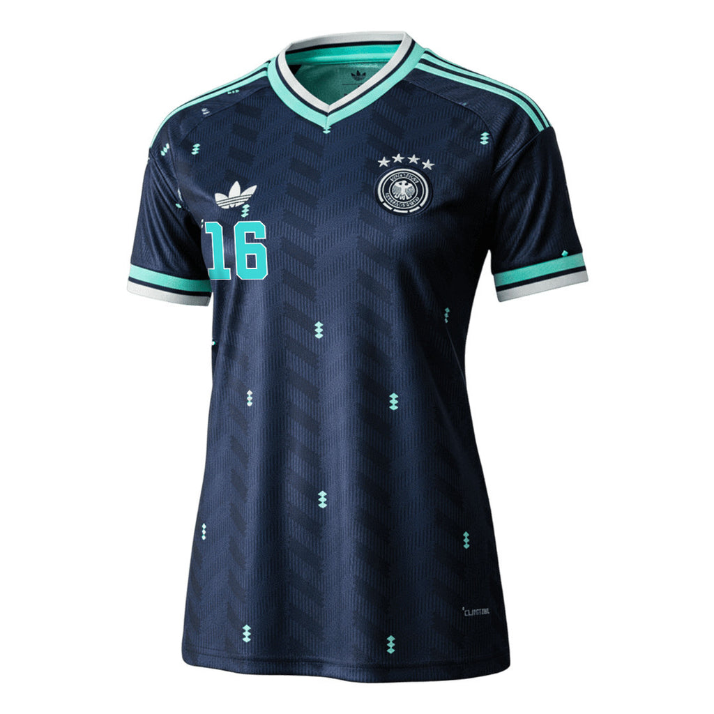 Kevin Schade 16 Women's Germany National Team 2026 Away Jersey - Navy