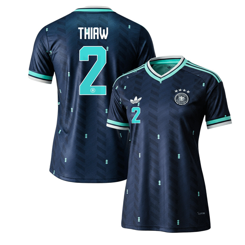 Malick Thiaw 2 Women's Germany National Team 2026 Away Jersey - Navy