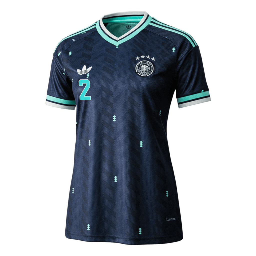 Malick Thiaw 2 Women's Germany National Team 2026 Away Jersey - Navy