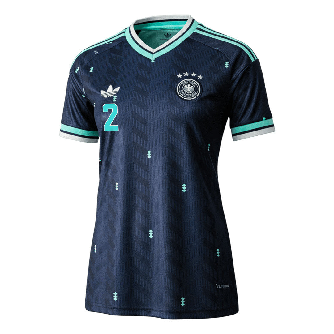 Malick Thiaw 2 Women's Germany National Team 2026 Away Jersey - Navy