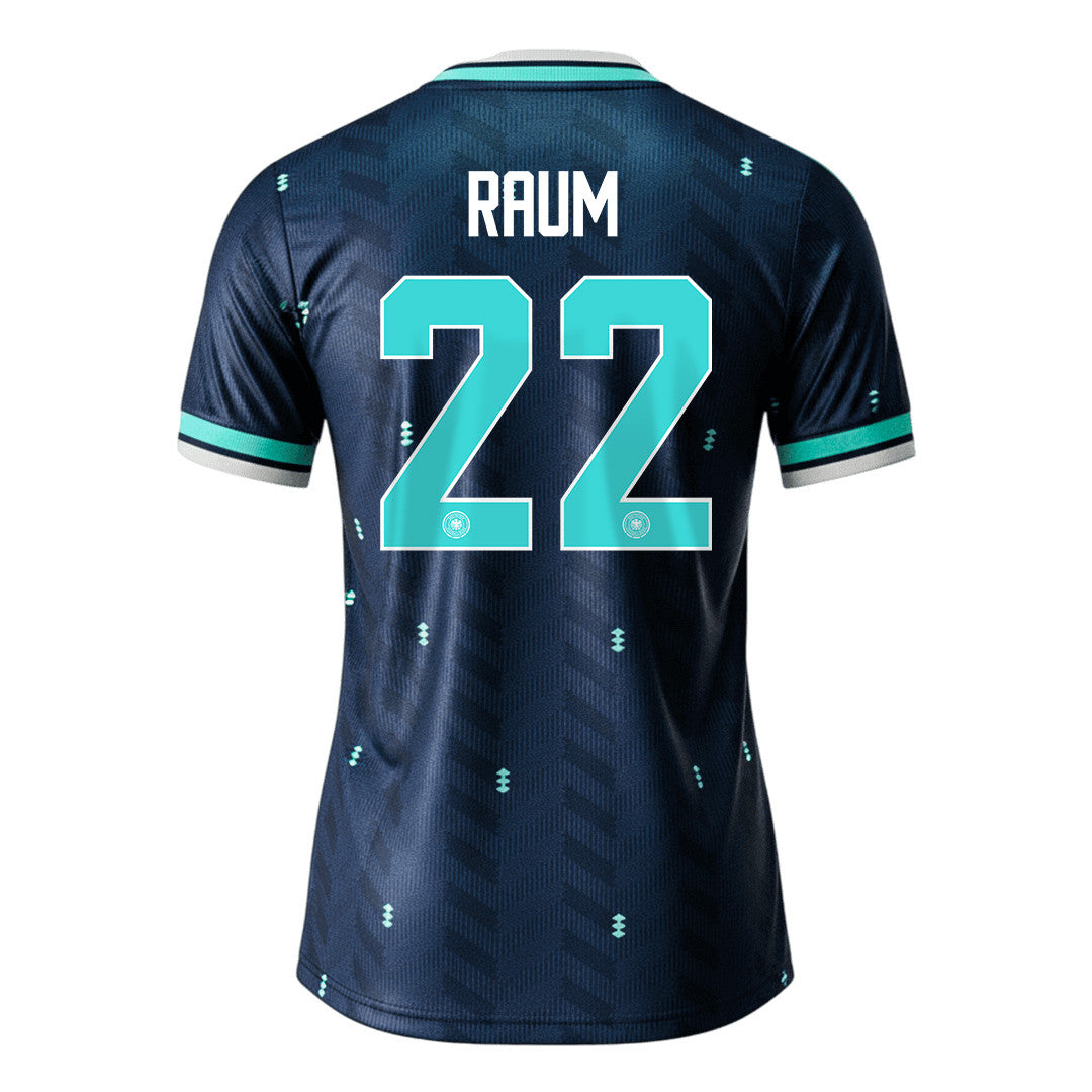 David Raum 22 Women's Germany National Team 2026 Away Jersey - Navy